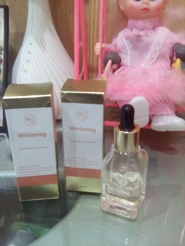 Customer photo review of Face Serum - Whitening (30ml)