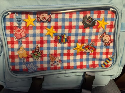 Customer photo review of Cute Lil Clown Dangling Keychain