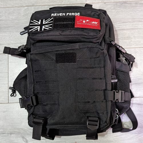 Customer photo review of Raven Forge Backpack - 45L or 25L