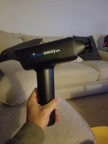 Customer photo review of Achedaway Pro Percussion and Vibration Massager (Black)