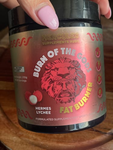 Customer photo review of Burn of the Gods - Fat Burner