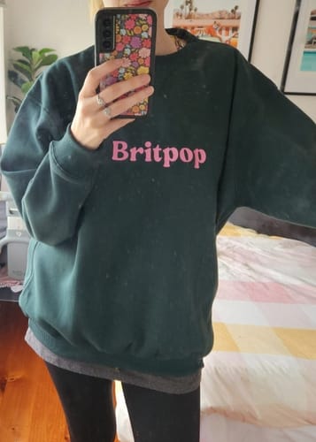 Customer photo review of Custom OVERSIZED Sweaters.