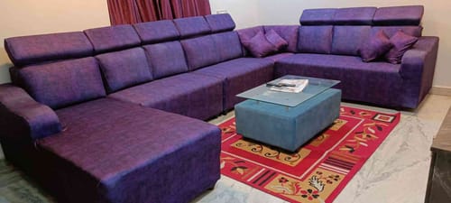 Customer photo review of Global Juth Elastic Sofa Slipcovers