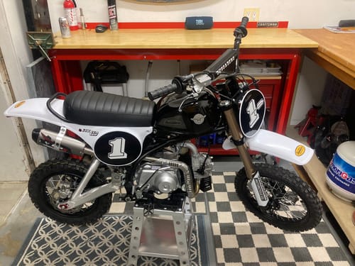 Customer photo review of Buscadero BSX 110 Mini Bike