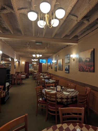 Customer photo review of Modern 5-Light Goose Arm Opal Glass Globe Chandelier