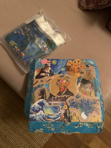 Customer photo review of Water Lilies Painting by Claude Monet Omuz Çantası