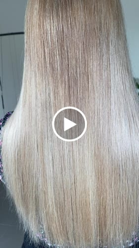 Customer video review of 18" Mini Weft Hair Extensions 1pc/50g