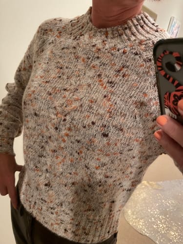 Customer photo review of Steve Madden Jillian Sweater