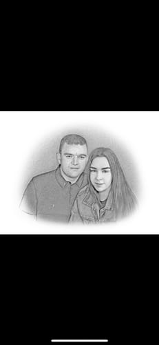 Customer photo review of What Style would you like your portrait?