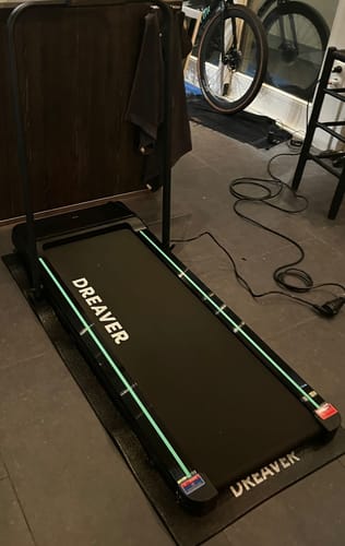 Customer photo review of Dreaver S340 Loopband - Blauw - Inklapbaar - 1-10km/u