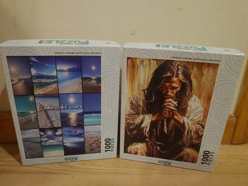 Customer photo review of 1000 Piece Collage Photo Puzzle