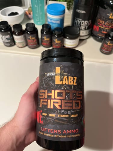 Customer photo review of Shots Fired® - POWERFUL PreWorkout