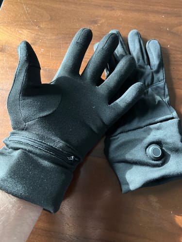 Customer photo review of Toasty Touch® Ultra Thin Heated Gloves