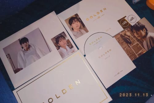Customer photo review of BTS JUNGKOOK - GOLDEN 1ST SOLO ALBUM WEVERSE GIFT VER.