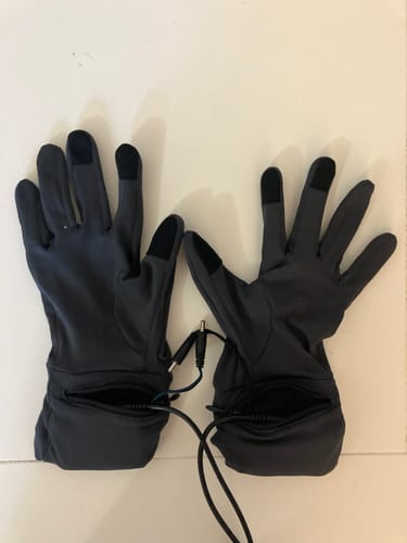 Customer photo review of Toasty Touch® Ultra Thin Heated Gloves