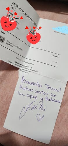 Customer photo review of Luxury Skincare Box $10.00 off applied at checkout