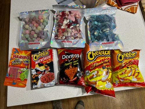 Customer photo review of Haribo Z!NG Sour Streamers - (4.5oz) 127g