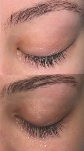 Customer photo review of Sérum pour croissance de cils - Des cils plus longs et plus épais naturellement !