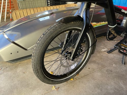 Customer photo review of Full E-Bike Fenders - 20x3.1"