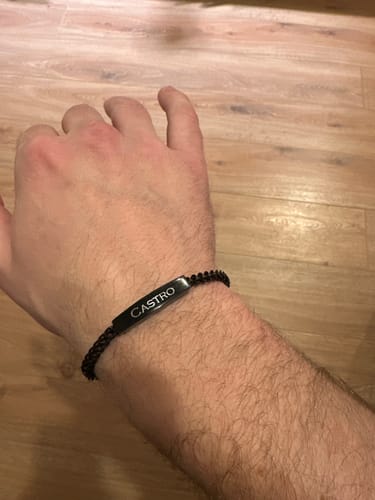 Customer photo review of Franco Link ID Urn Bracelet | 4MM