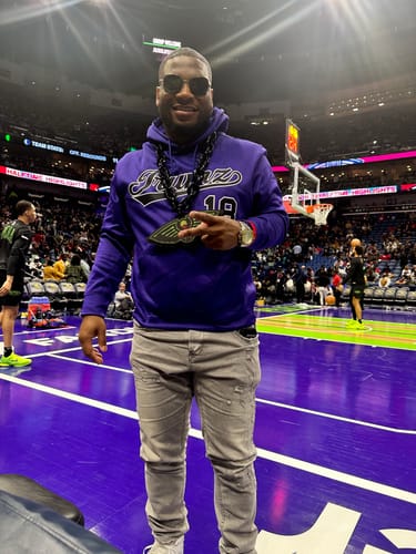 Customer photo review of Purple Jrumz Squad Hoodie