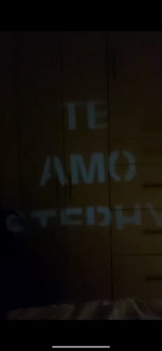 Customer photo review of Proyector Romántico