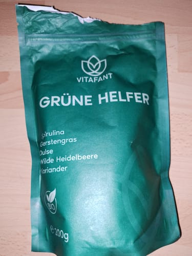 Customer photo review of Bio Grüne Helfer - Entgiftungspulver