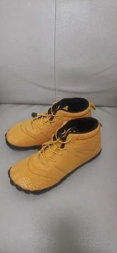 Customer photo review of Vindra Flex - Non-slip & universal winter barefoot shoe (Waterproof)(UK)