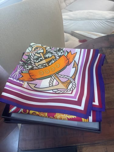 Customer photo review of Hey Lady💋™ BellaTori Silk Scarf- Collection #1