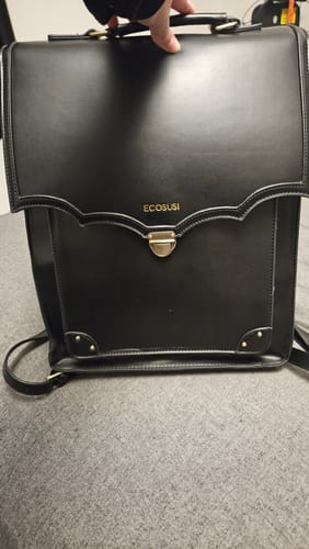 Customer photo review of Aria Vintage Backpack For 15.6 Inches