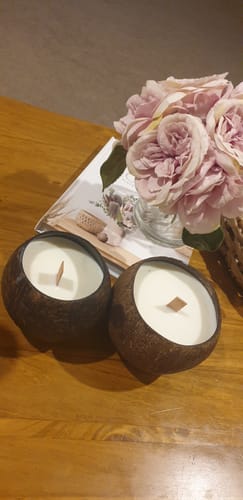 Customer photo review of Refill Candle Making Kit - Coco Soy Wax Blend & 60ml Fragrance