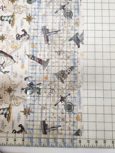 Customer photo review of Love Sew Quilter's Ruler - 6.5" x 24"