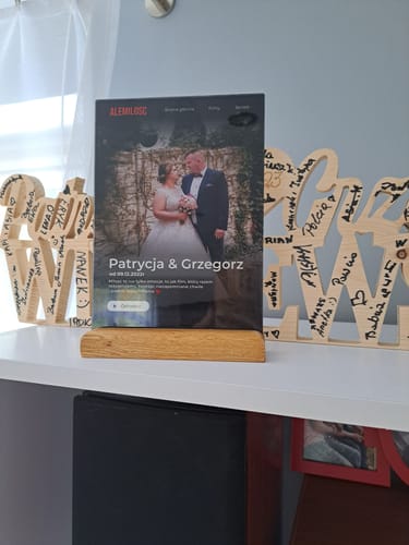 Customer photo review of Ale Miłość™ Tabliczka "Nasz Film"