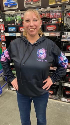 Customer photo review of MY GIVE A F SKULL ALL OVER PRINT - YHHG2104231