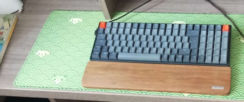 Customer photo review of Japanese Seigaiha Wave Mousepad