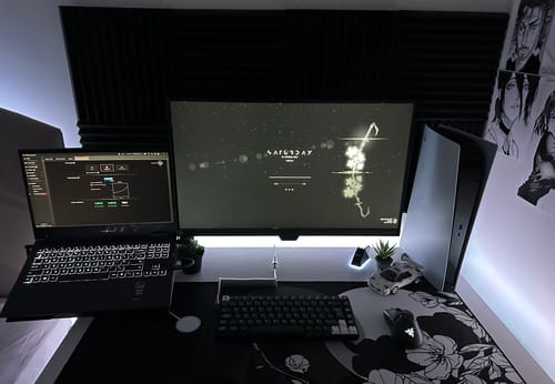 Customer photo review of Sakura Circle Mousepad