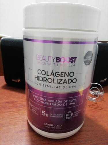 Customer photo review of COLÁGENO HIDROLIZADO CON VITAMINA C, D3, BIOTINA Y SEMILLAS DE UVA