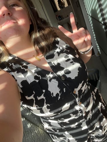 Customer photo review of Roper Suit - Cowhide