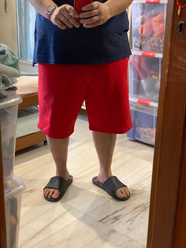 Customer photo review of Flexster Stretch Shorts
