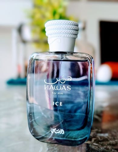 Customer photo review of Rasasi Hawas Ice Eau De Parfum For Men (2023 New Release)