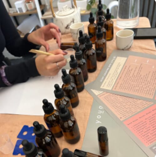 Customer photo review of Natural Perfume & Scent Creation Workshop, SHOREDITCH LONDON - £55
