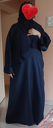 Customer photo review of Navy Blue Zoom Abaya