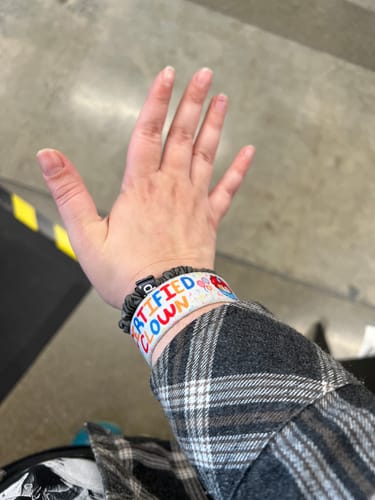 Customer photo review of Certified Clown Bracelet