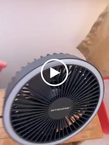 Customer video review of NEF10 - LED Fan (10,000mAh)