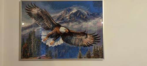 Customer photo review of 5D Diamond Painting Adler