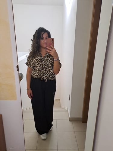 Customer photo review of Pantalone morbido Flavia