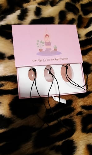 Customer photo review of YONI Eier Set ROSENQUARZ
