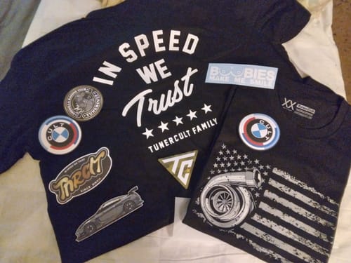 Customer photo review of BOOSTED TEE