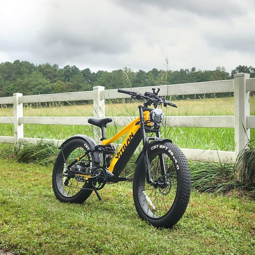 Customer photo review of Vitilan T7 Full Suspension Mountain E-bike