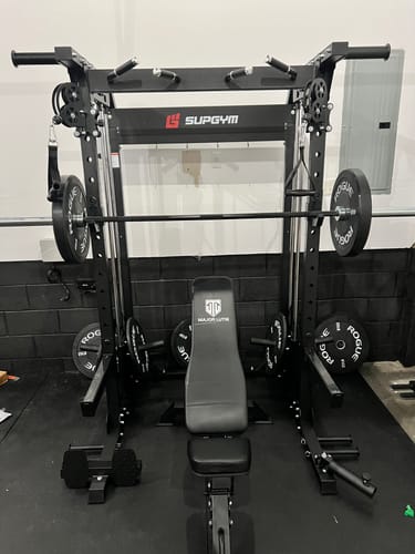 Customer photo review of Major Fitness F22 All-In-One Home Gym Power Rack